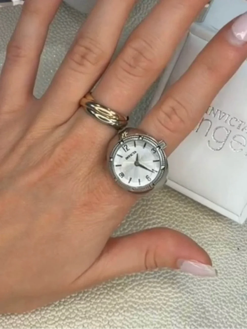 NWT NEW Invicta Mini Angel Women's Ring 20mm Watch